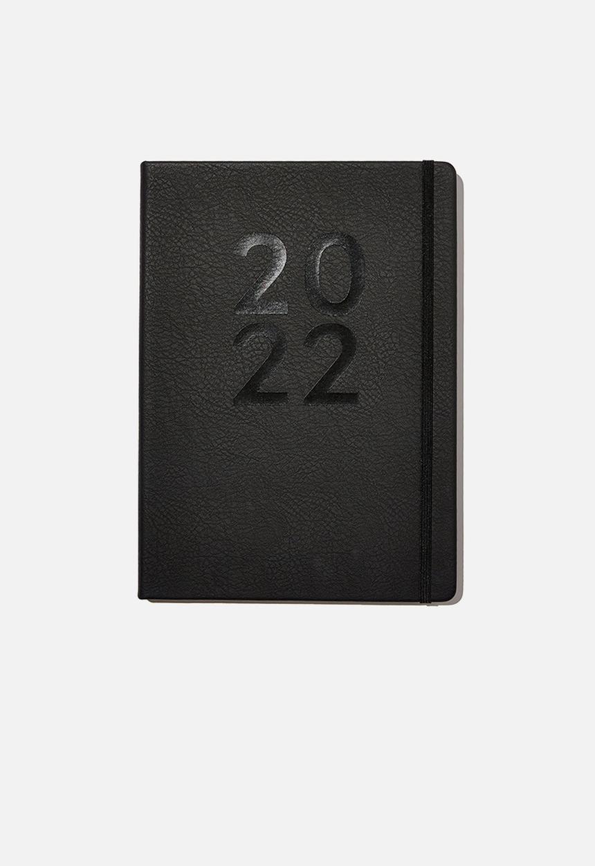Typo - 2022 A4 weekly buffalo diary - jet black