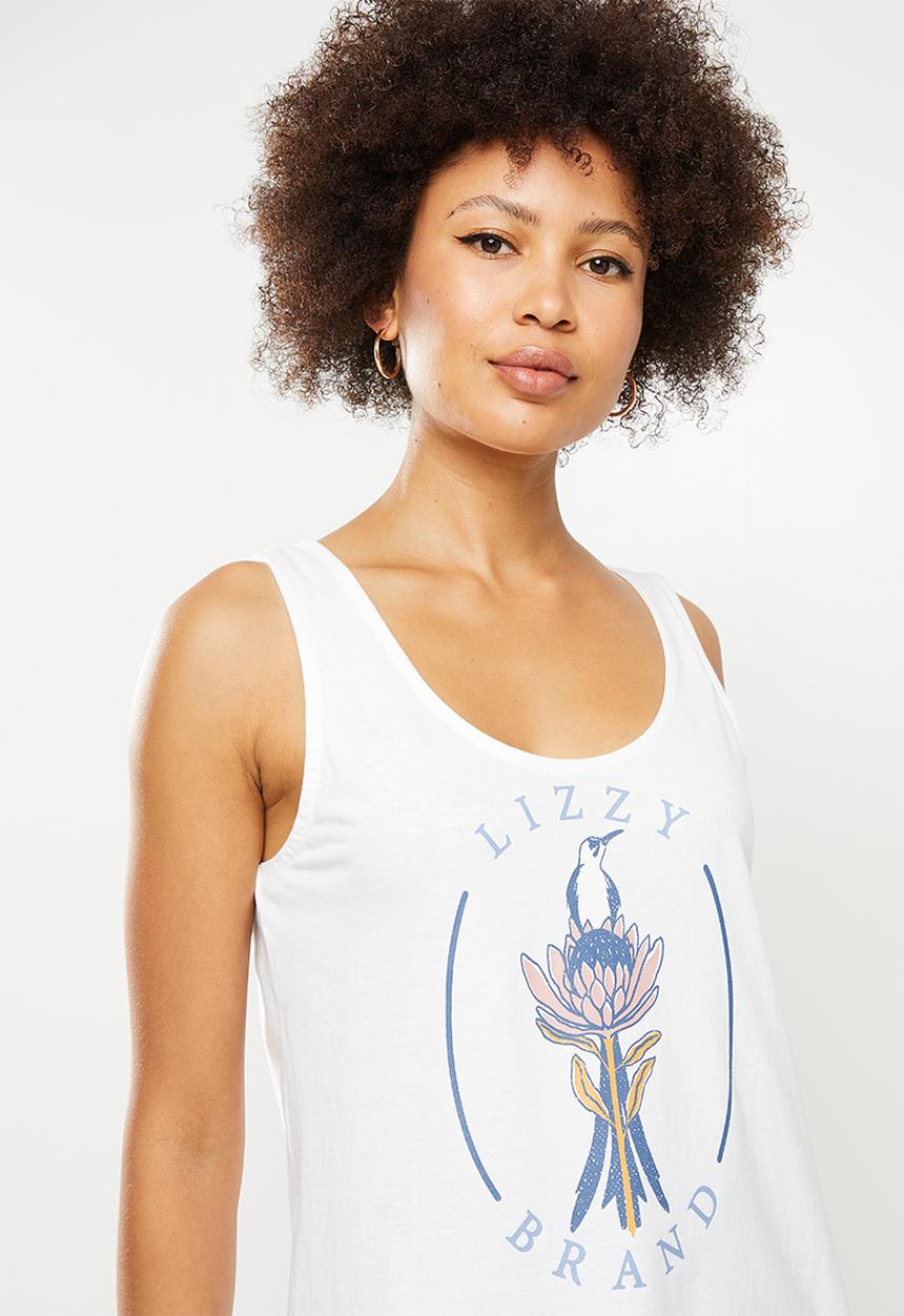 Lizzy - Stephany basic vest - white