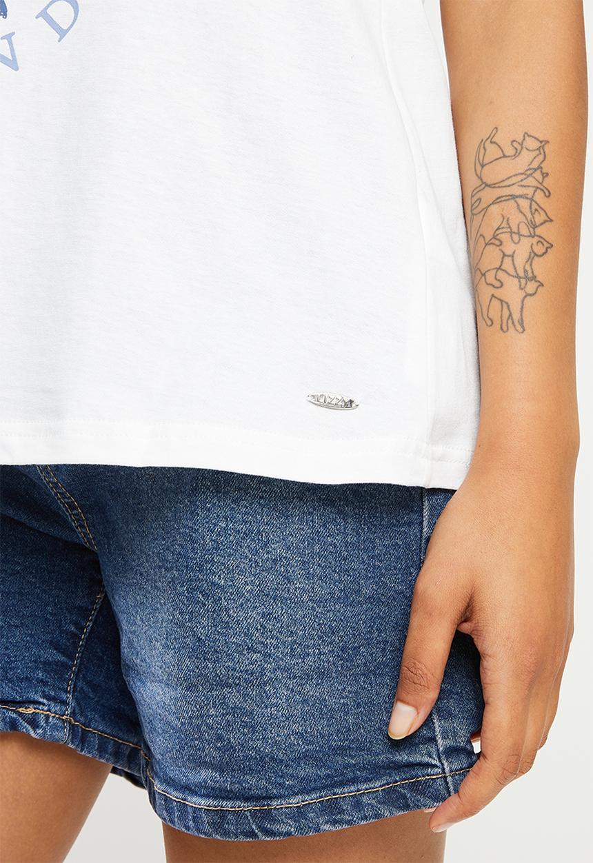 Lizzy - Stephany basic vest - white