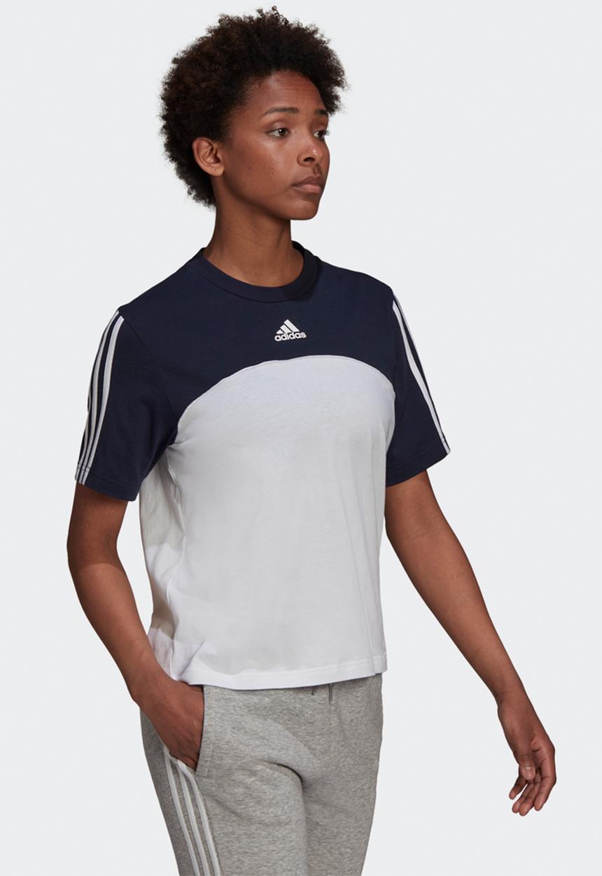 adidas Performance - Cbt perfomance short sleeve tee - navy & white 