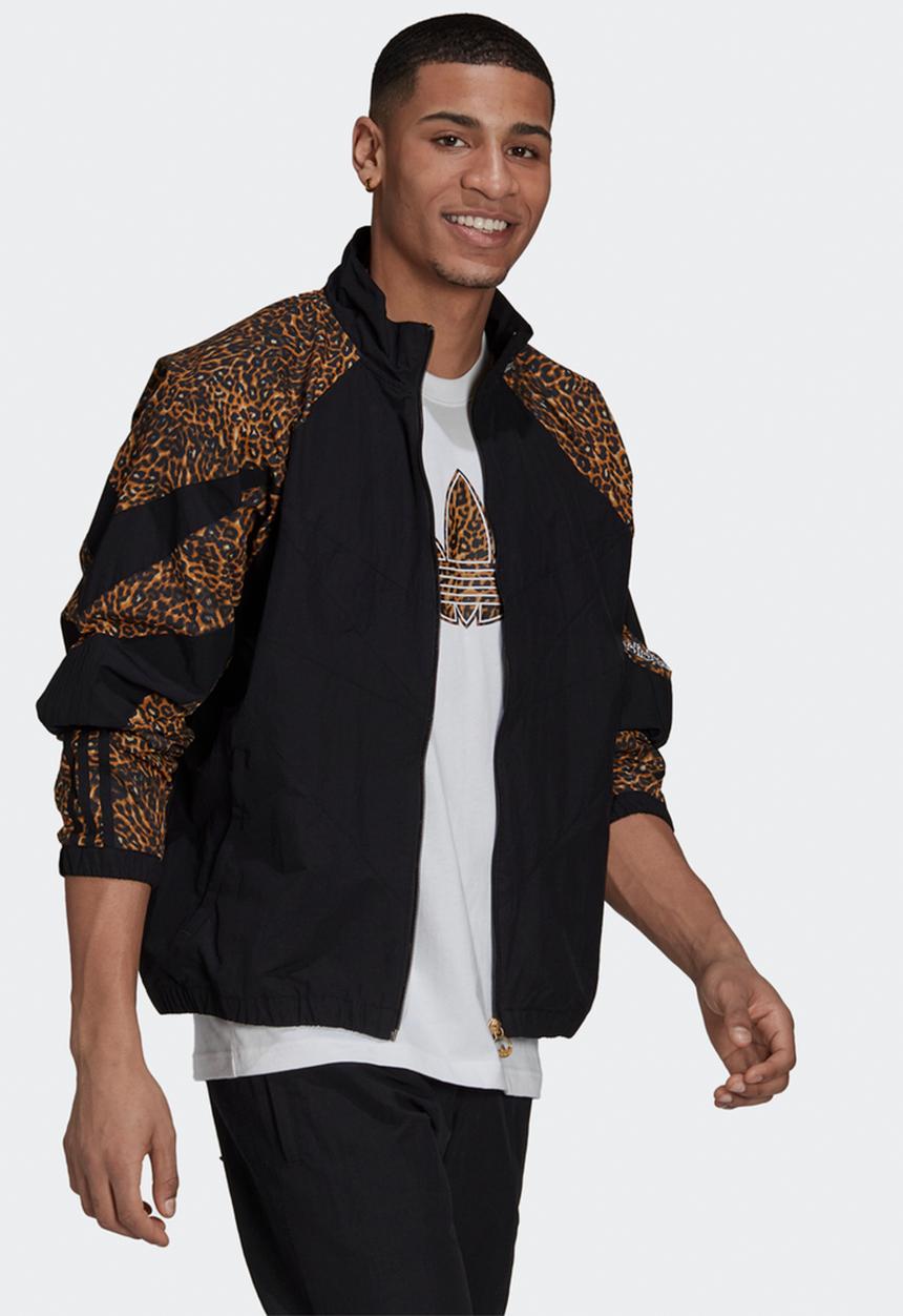 adidas Originals - SPRT ANIMAL PRINT SHARK WOVEN TRACK TOP - multi 