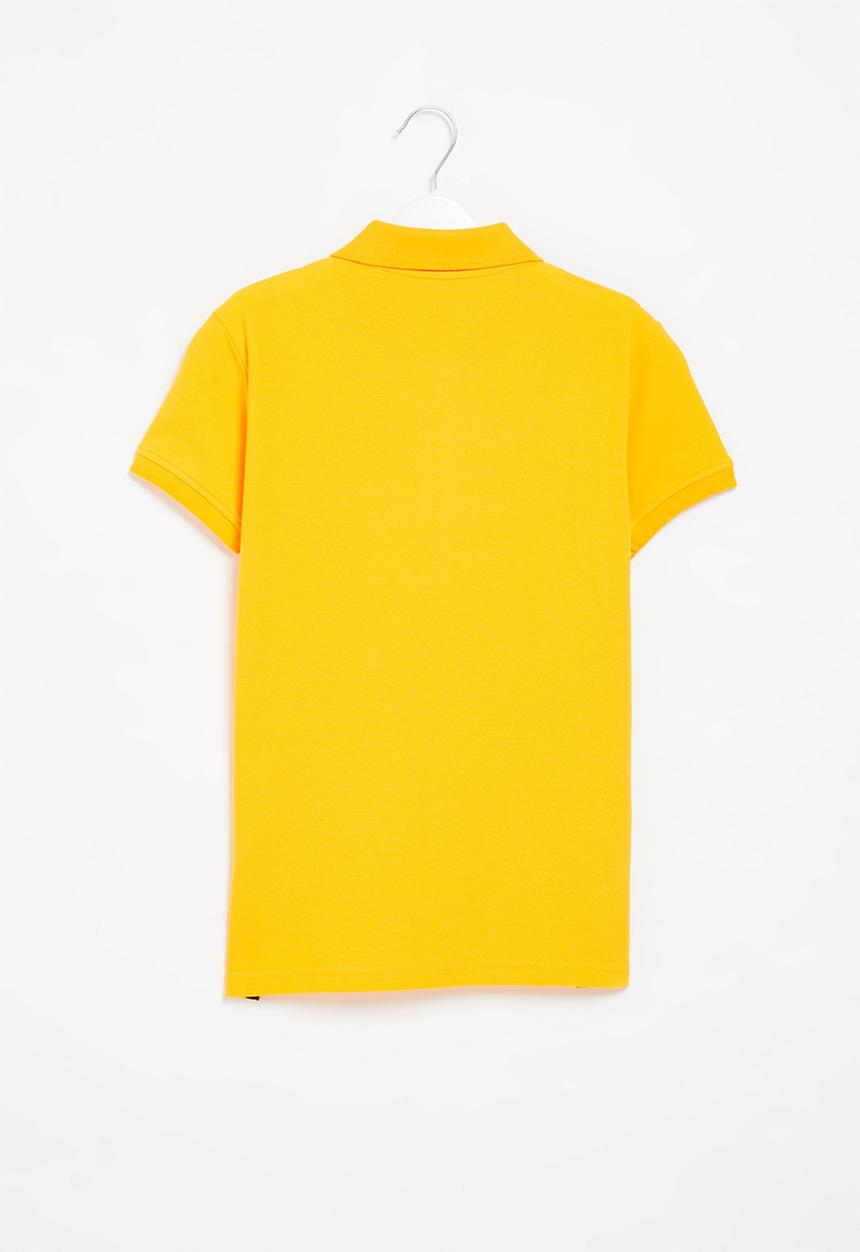 POLO - Boys austin short sleeve golfer - yellow