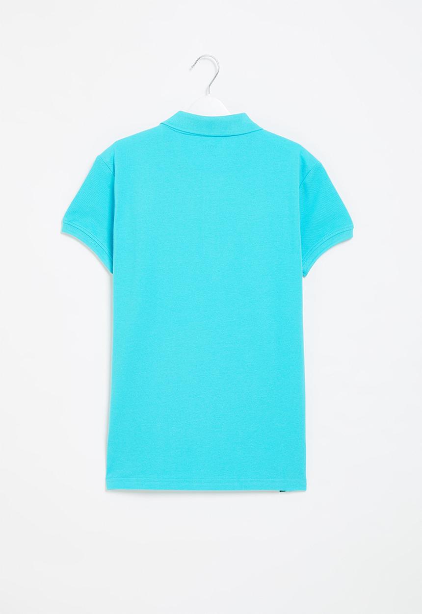 POLO - Boys austin short sleeve golfer - turquoise