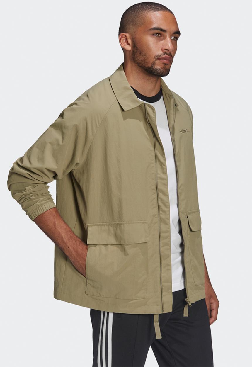 adidas Originals - Trefoil 'area 33' Coach Jacket - khaki green 