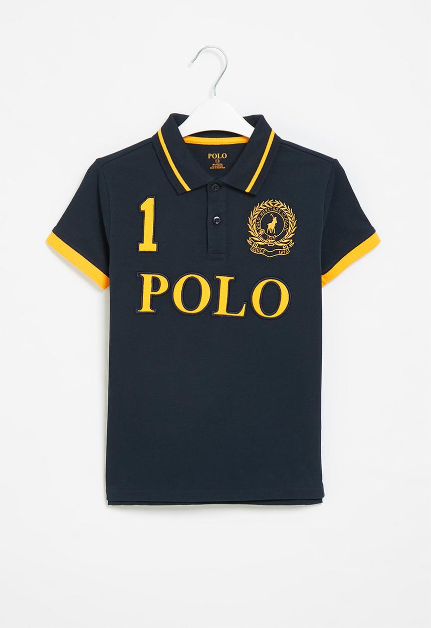 POLO - Boys mason short sleeve golfer - navy