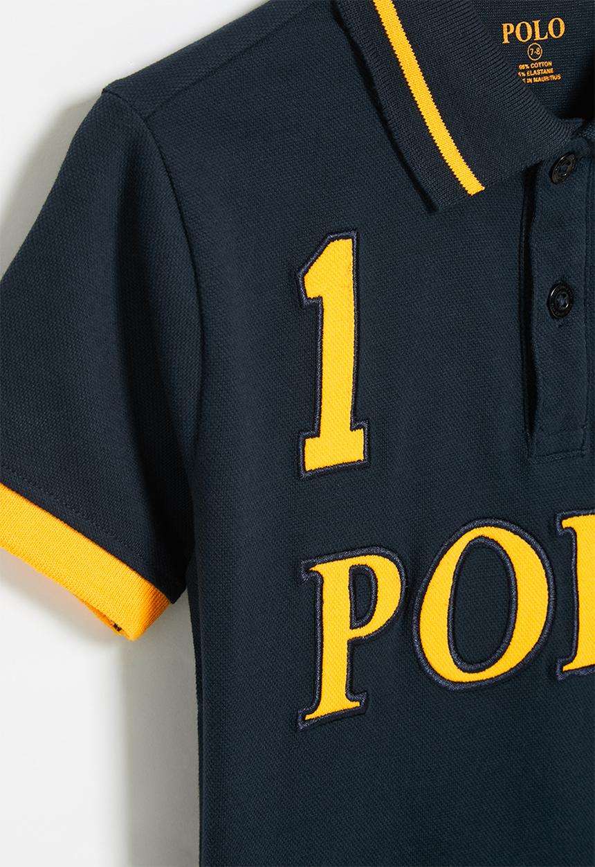 POLO - Boys mason short sleeve golfer - navy