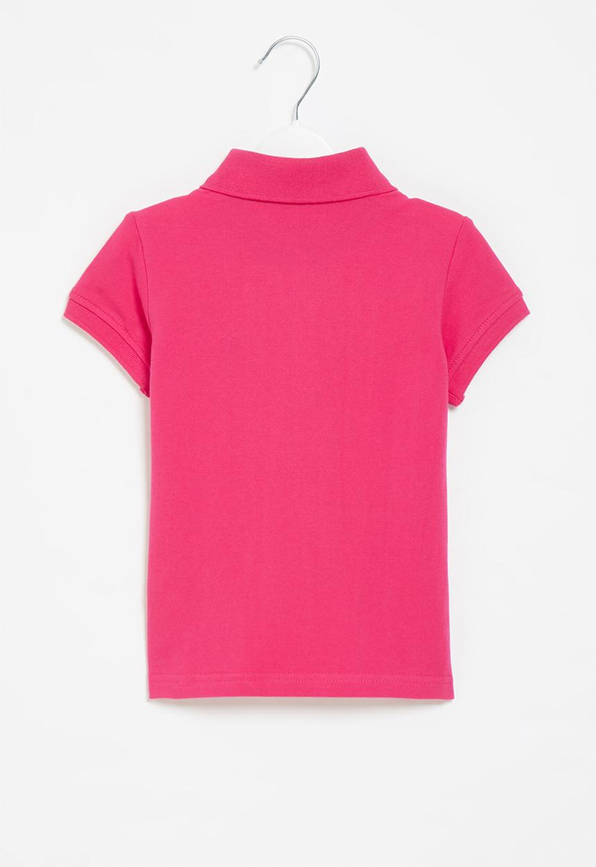 POLO - Girls nina short sleeve golfer - pink
