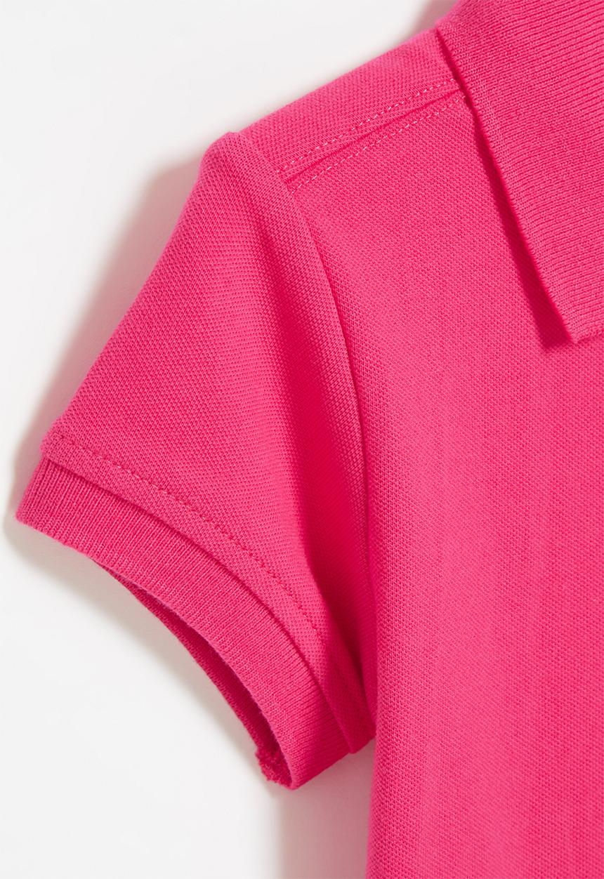 POLO - Girls nina short sleeve golfer - pink