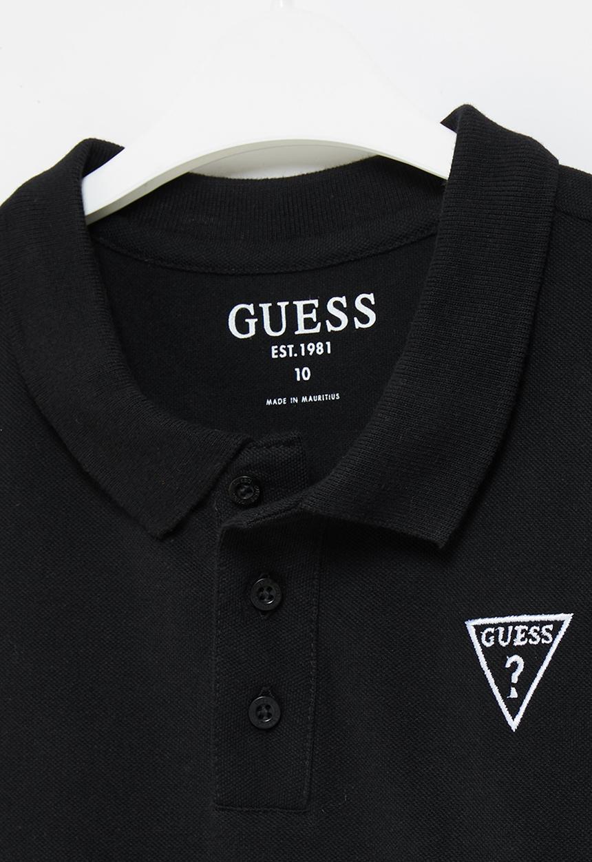 GUESS - Core embroider golfer - black