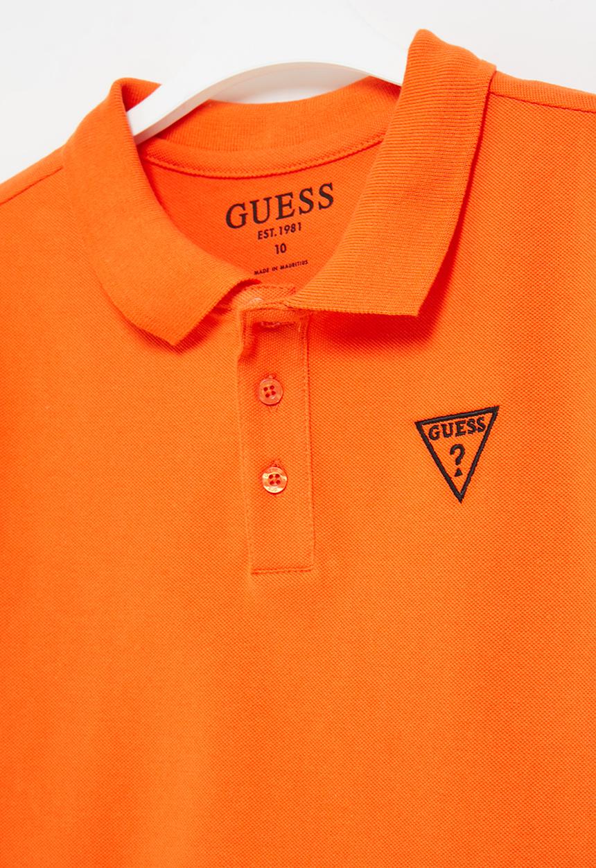 GUESS - Core embroieder golfer - orange
