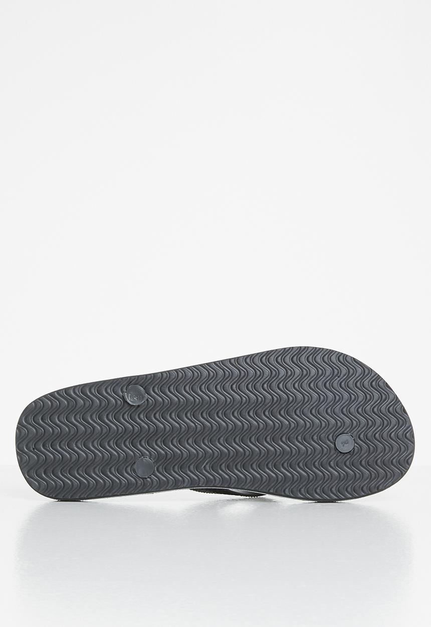 Aca Joe - Print slip-slops - black 
