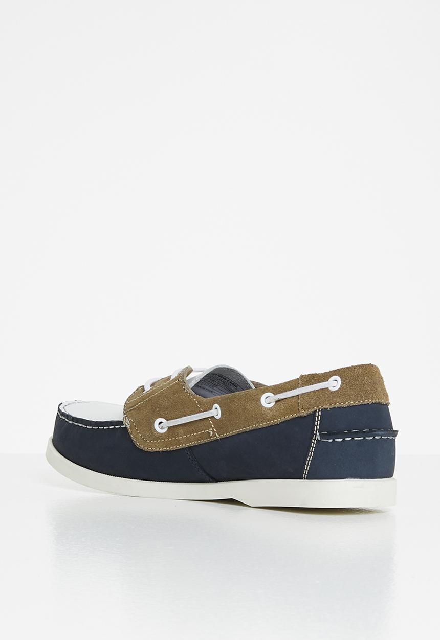 POLO - Chad boat contrast lace up - multi  