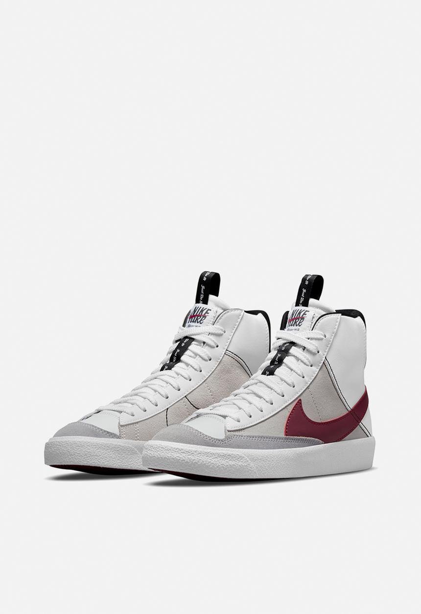 Nike - Kids Nike blazer mid '77 se d - white/rush maroon-black-summit white