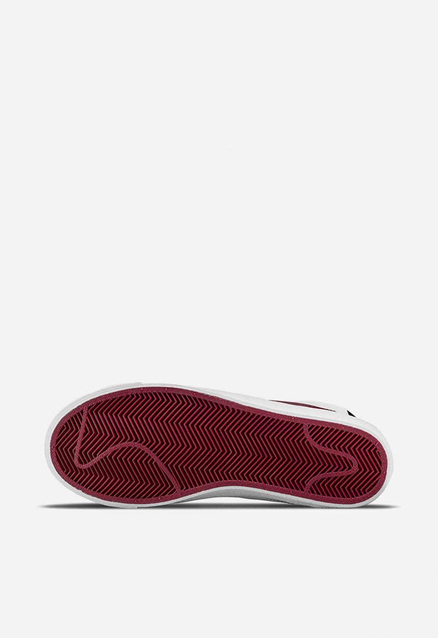 Nike - Kids Nike blazer mid '77 se d - white/rush maroon-black-summit white