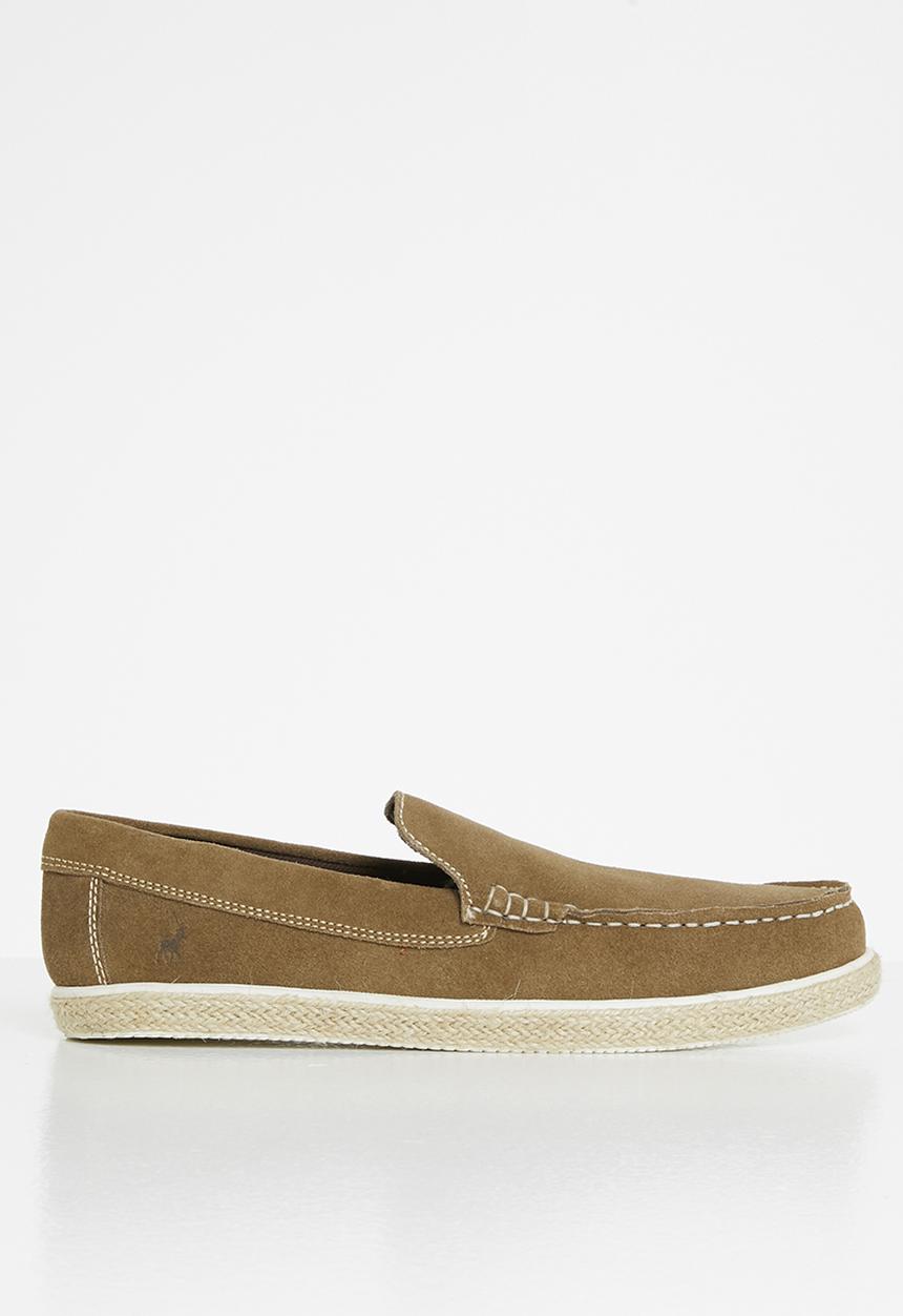 POLO - Damian suede espadrille - tan