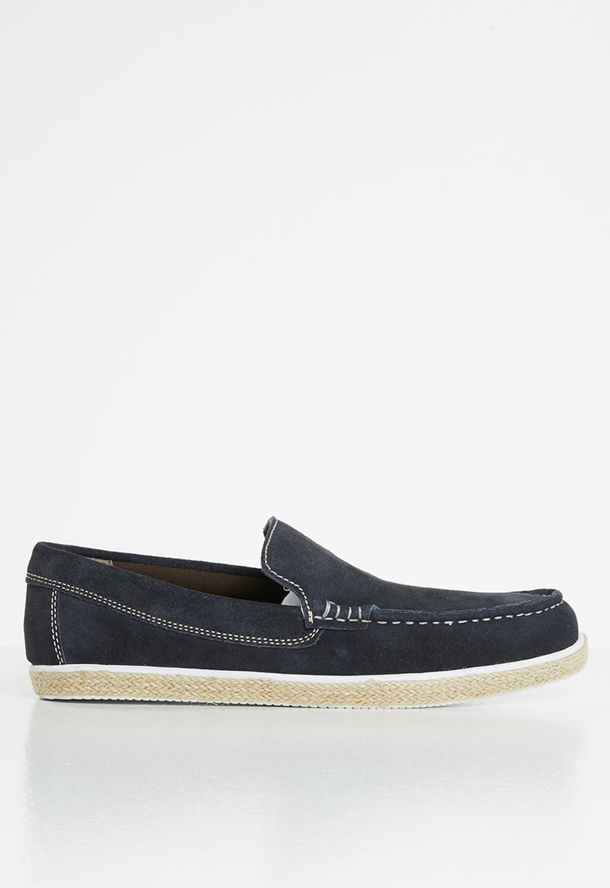 POLO - Damian suede espadrille - navy
