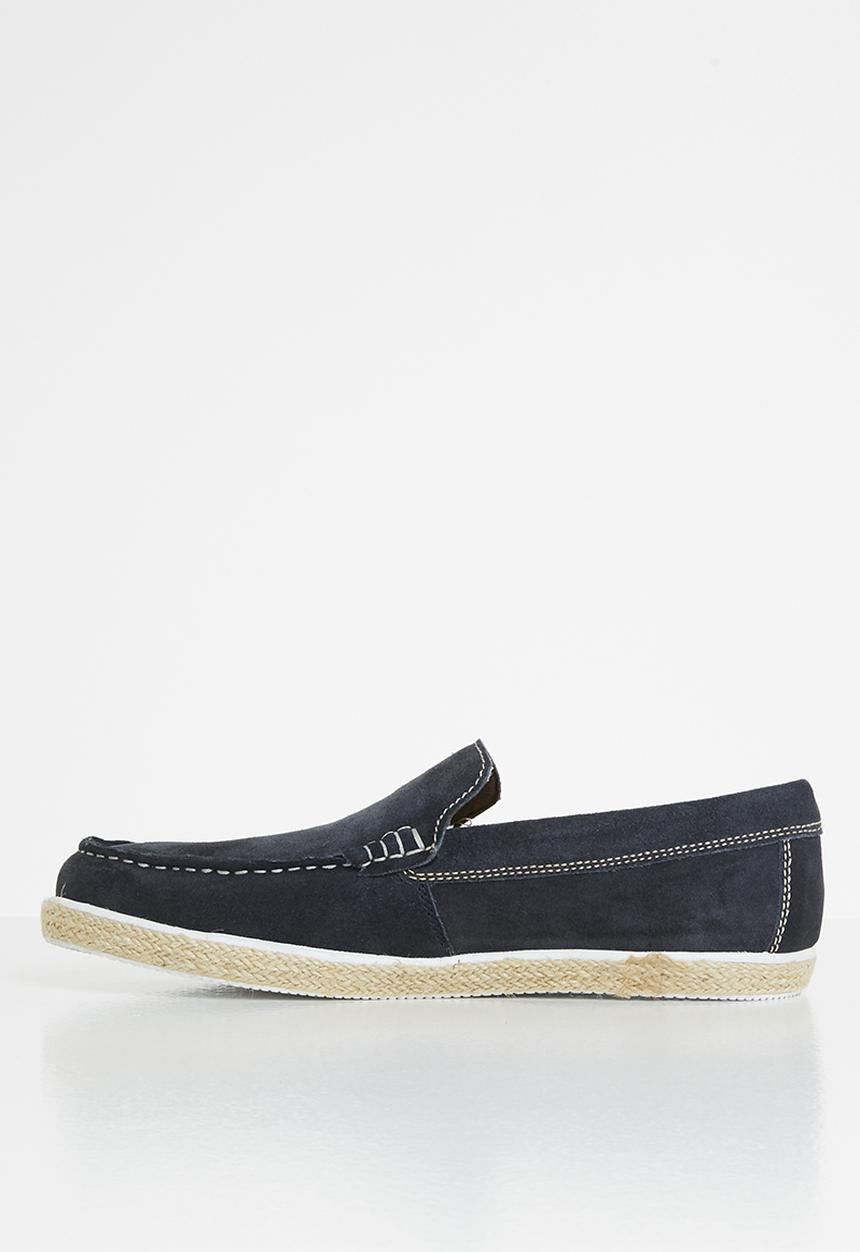 POLO - Damian suede espadrille - navy