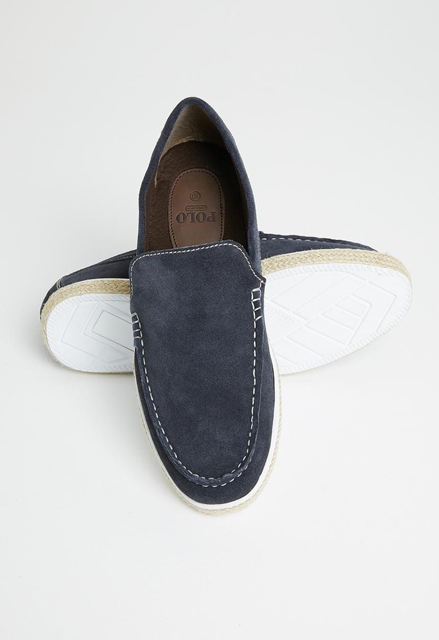 POLO - Damian suede espadrille - navy