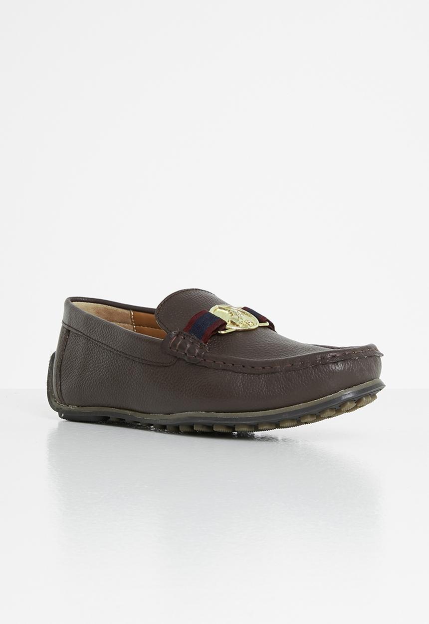 POLO - Devin leather moccassin - brown