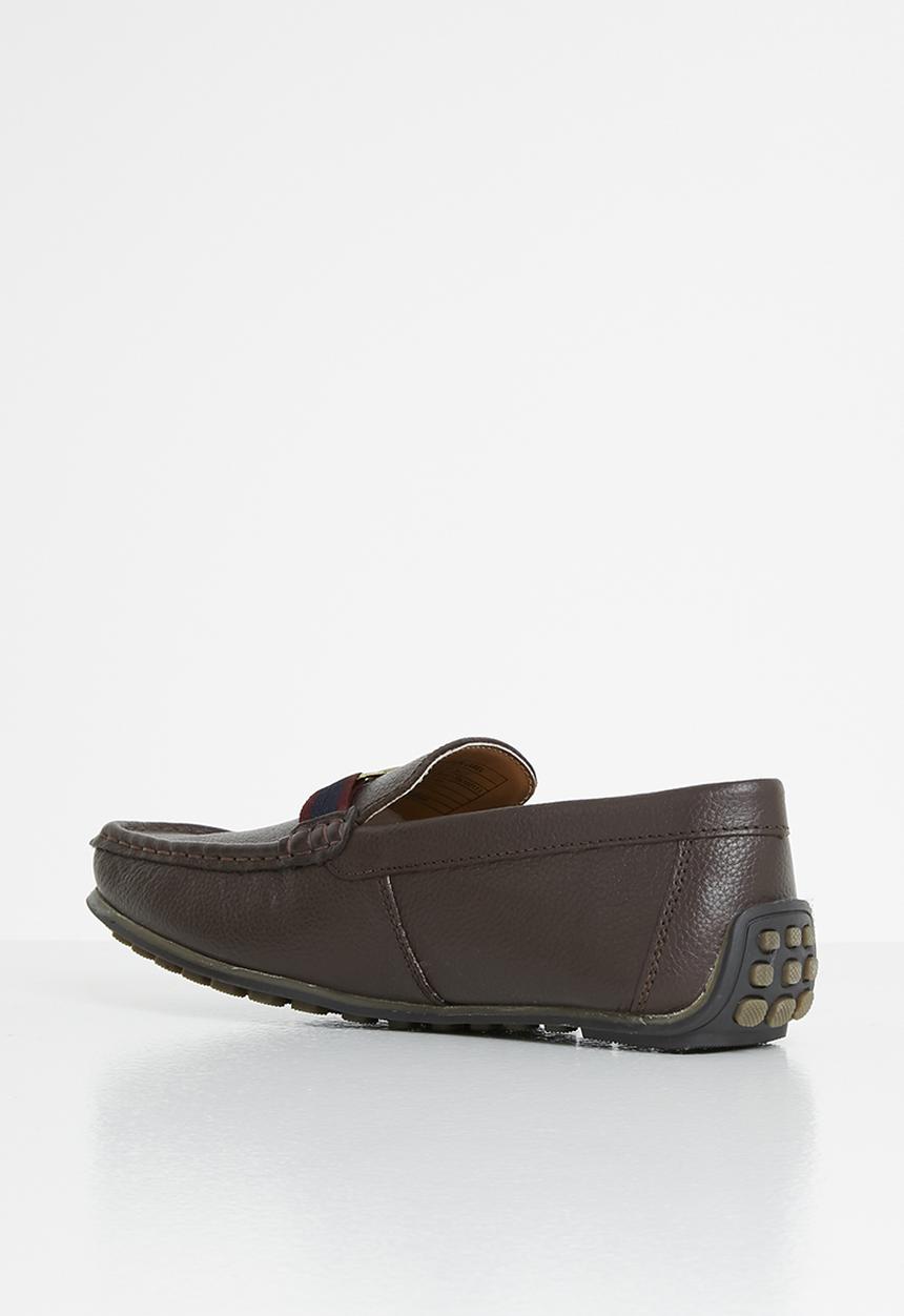 POLO - Devin leather moccassin - brown