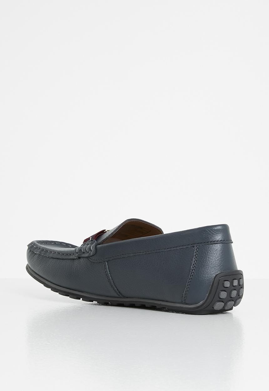 POLO - Devin leather moccassin - blue 