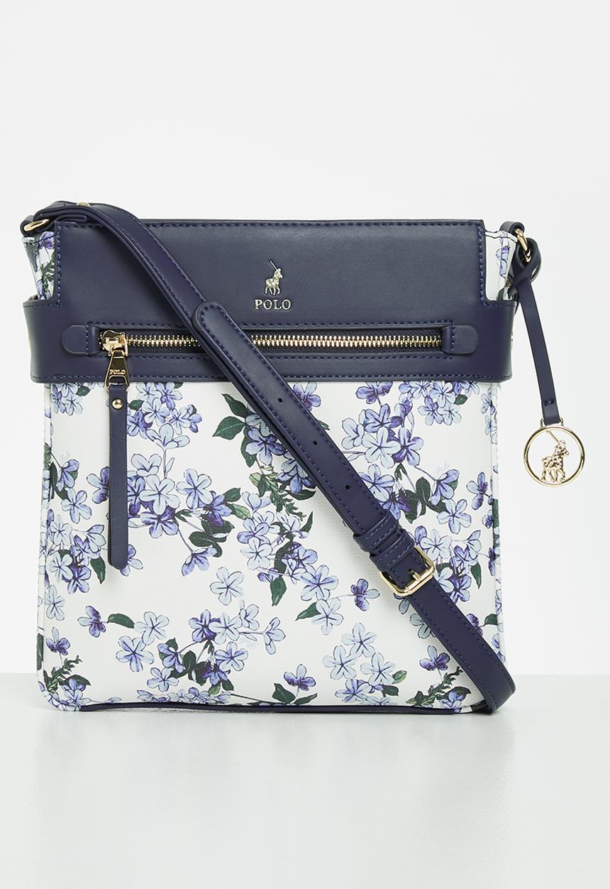 POLO - Polo floral crossbody - blue