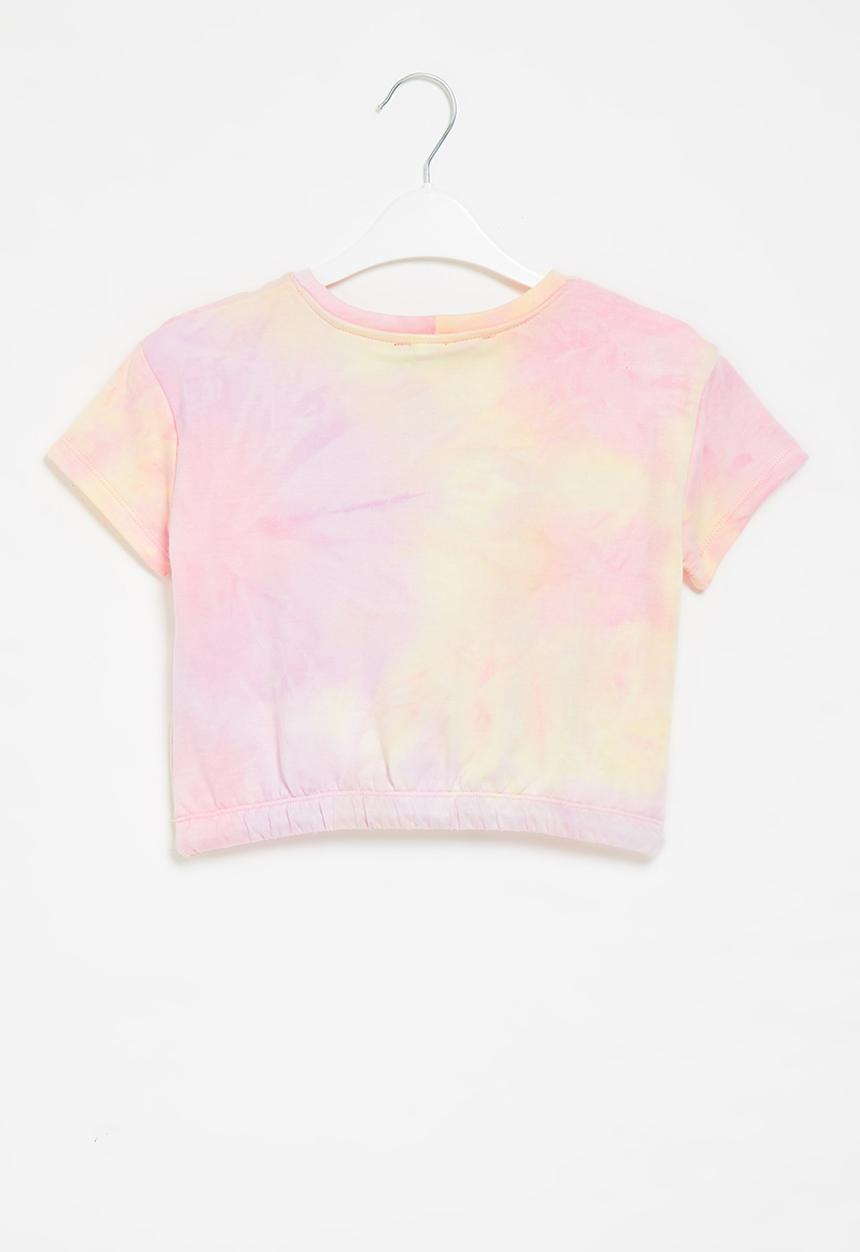 SISSY BOY - Flat out beautiful tie dye top -pink & orange 