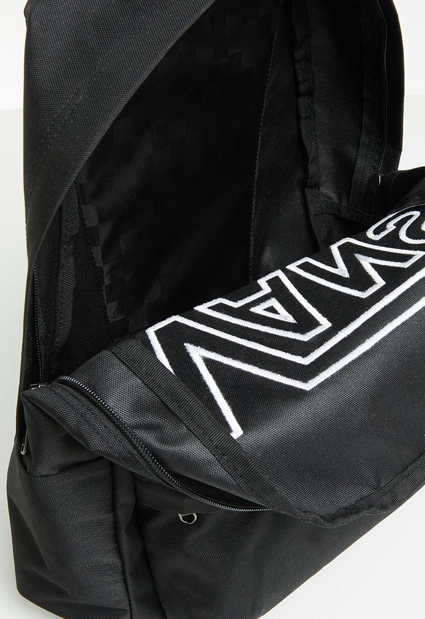 Vans - Old skool drop v backpack - black & white