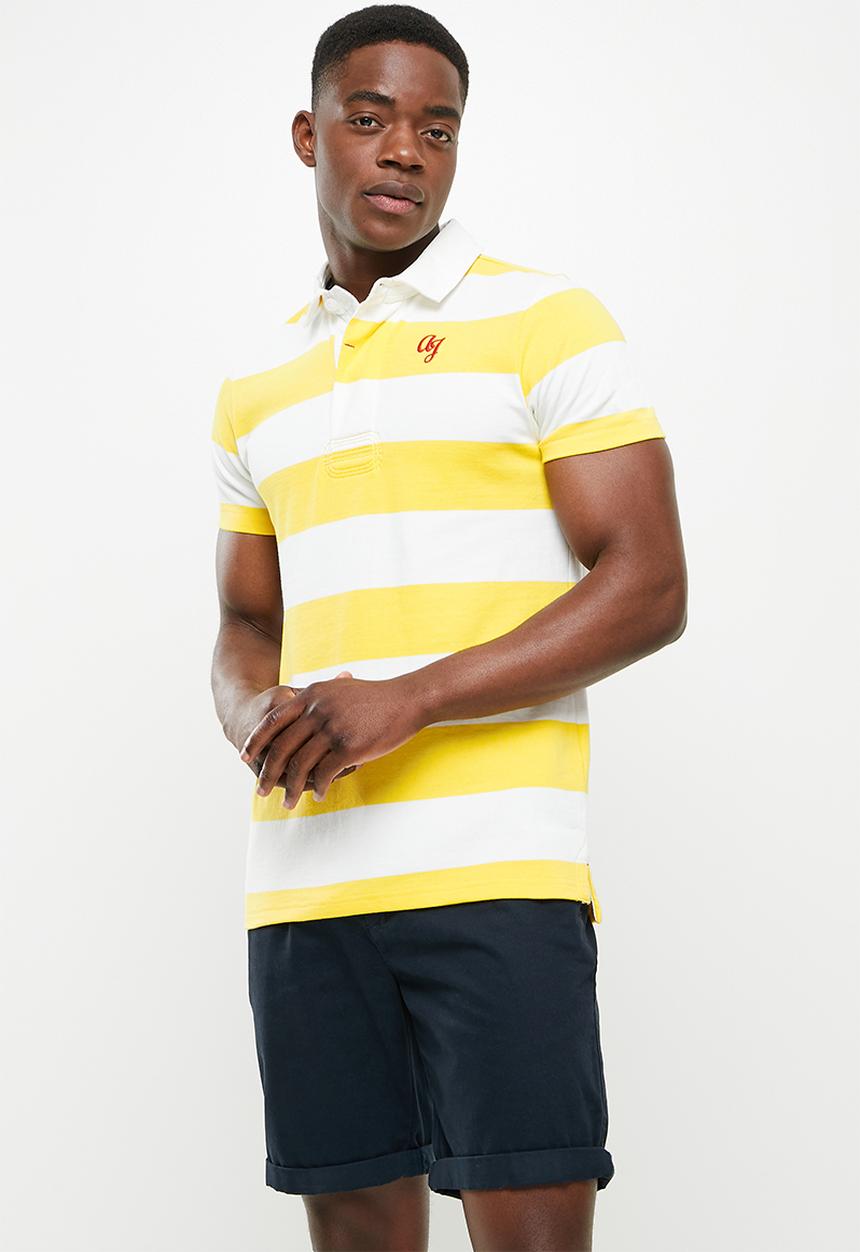 Aca Joe - Yd 88 rugby golfer - yellow & white