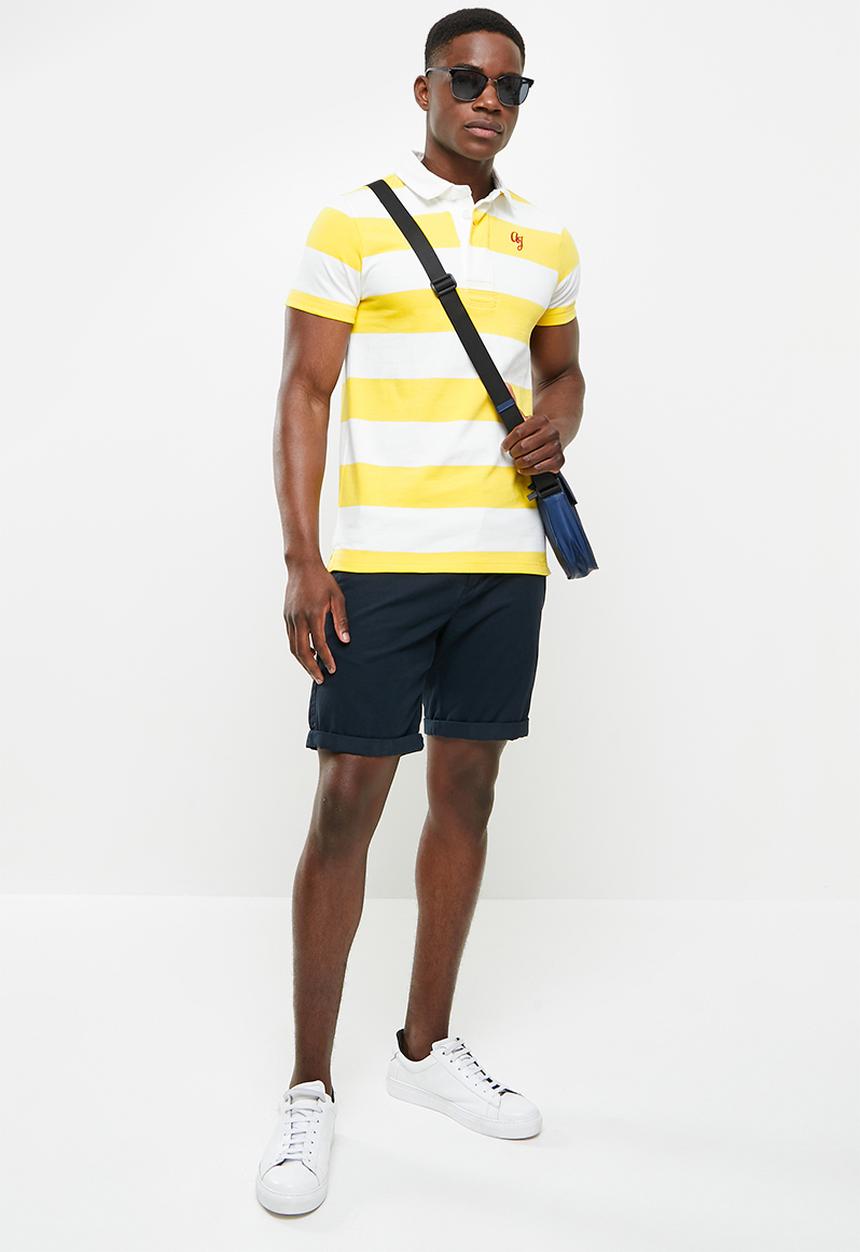 Aca Joe - Yd 88 rugby golfer - yellow & white