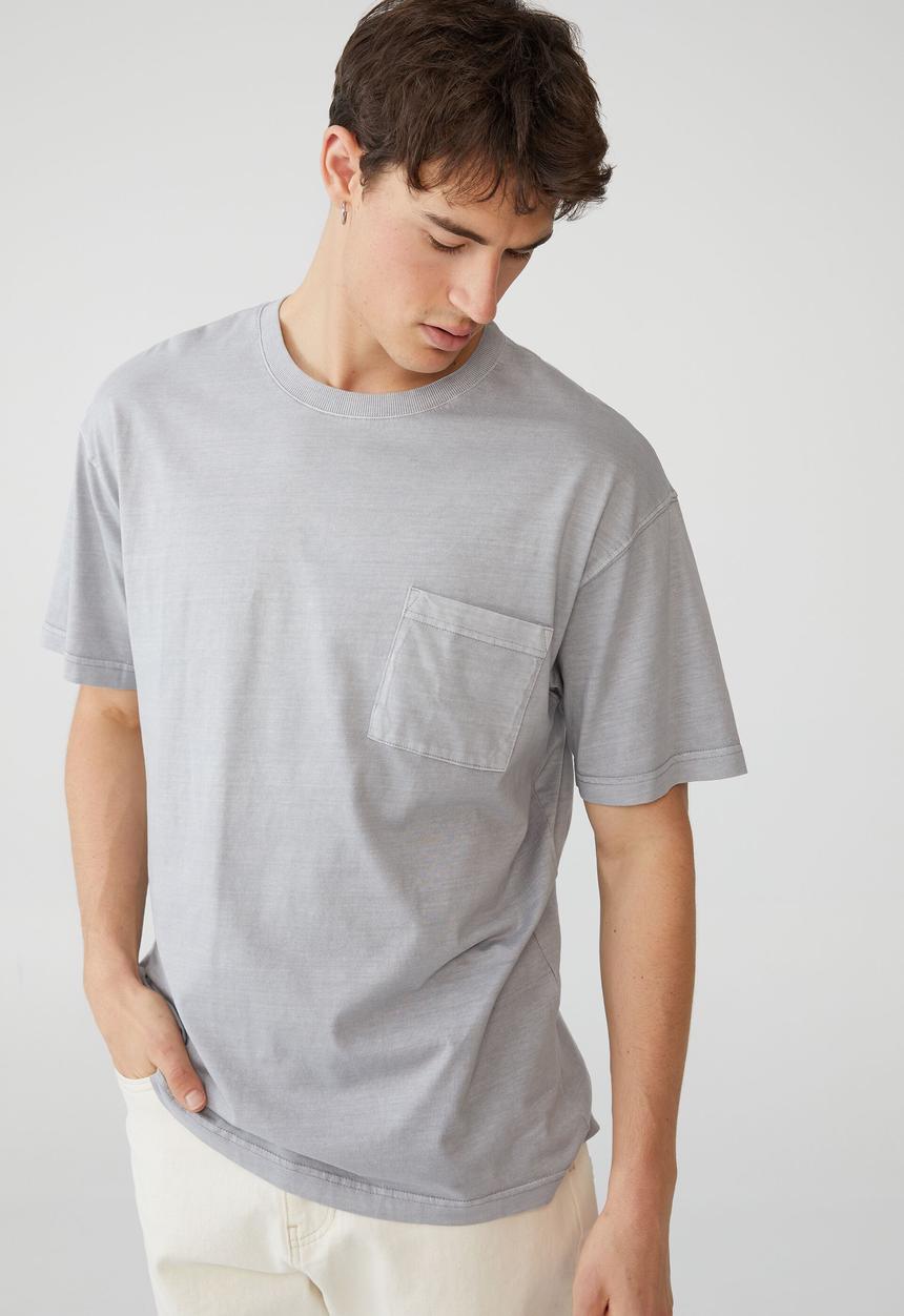 Cotton On - Loose fit t-shirt - overcast grey