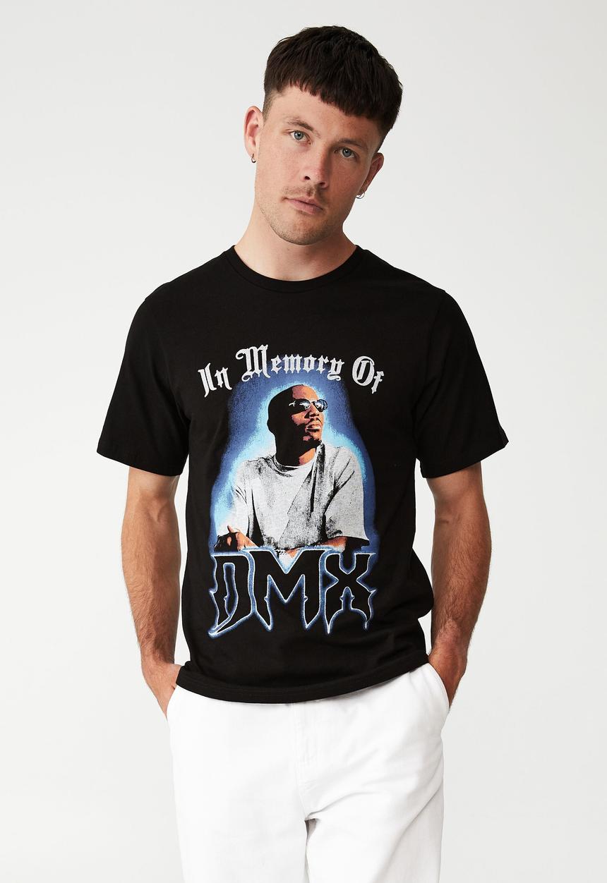 Cotton On - Tbar collab music t-shirt -black 