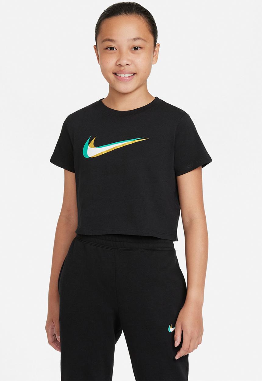 Nike - G nsw short sleeve crop tee - black
