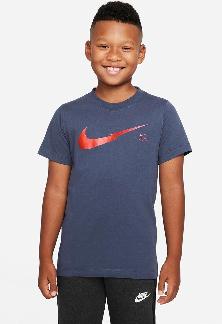 Nike - B nsw zigzag short sleeve tee - navy 