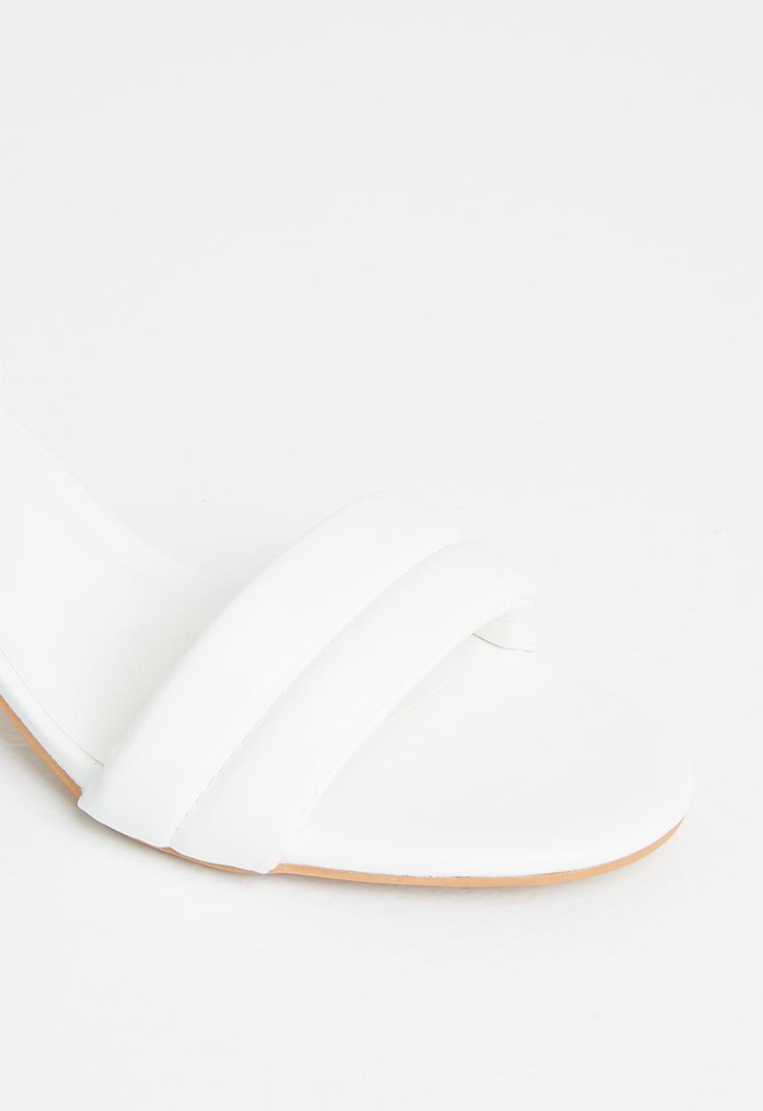 edit - Lark block heel - white