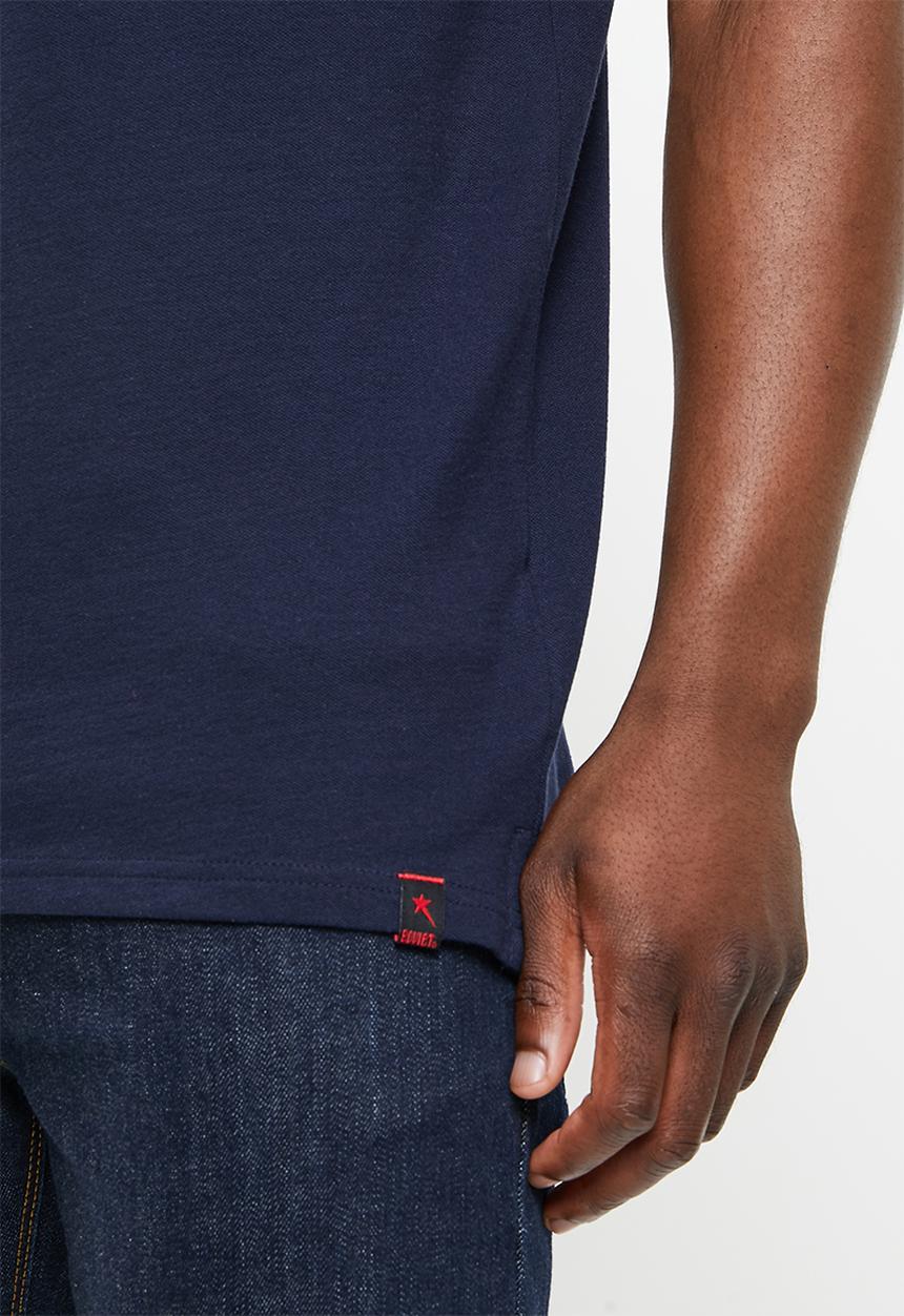 SOVIET - M cordova short sleeve pique golfer  - navy