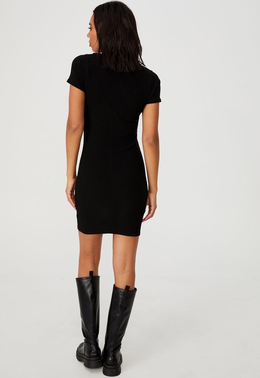 Cotton On - Essential mini dress - black