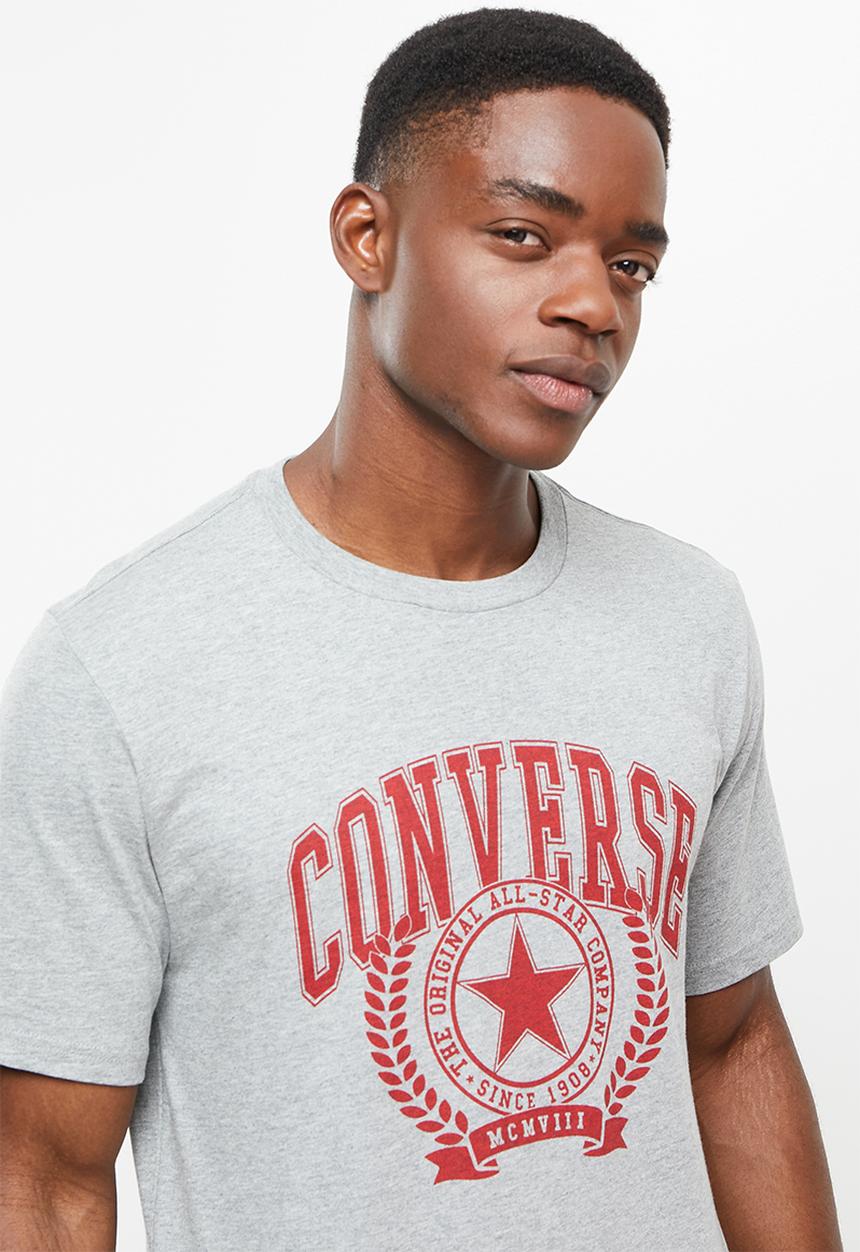 Converse - All star short sleeve tee - grey