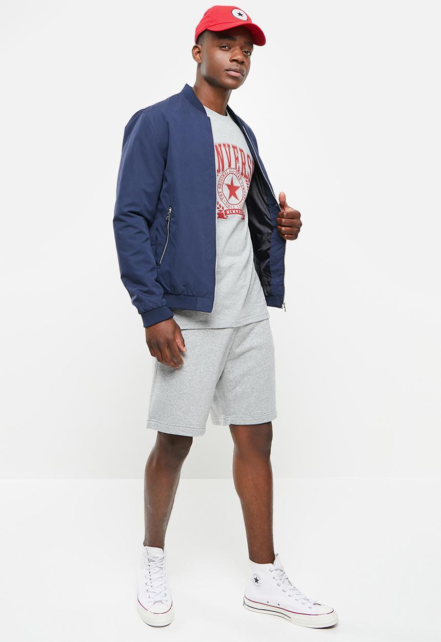 Converse - All star short sleeve tee - grey