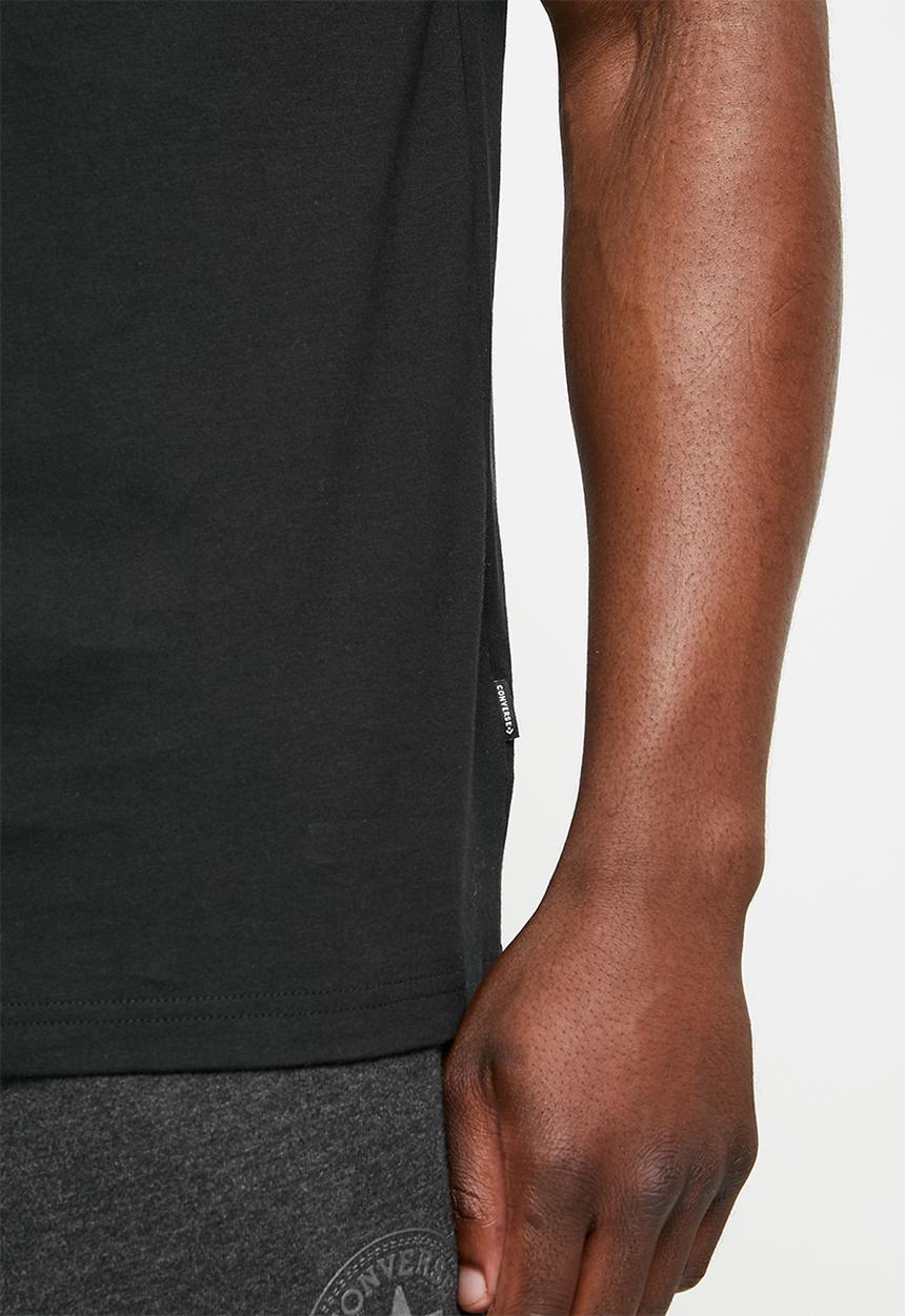 Converse - Bubble chevron tee - black
