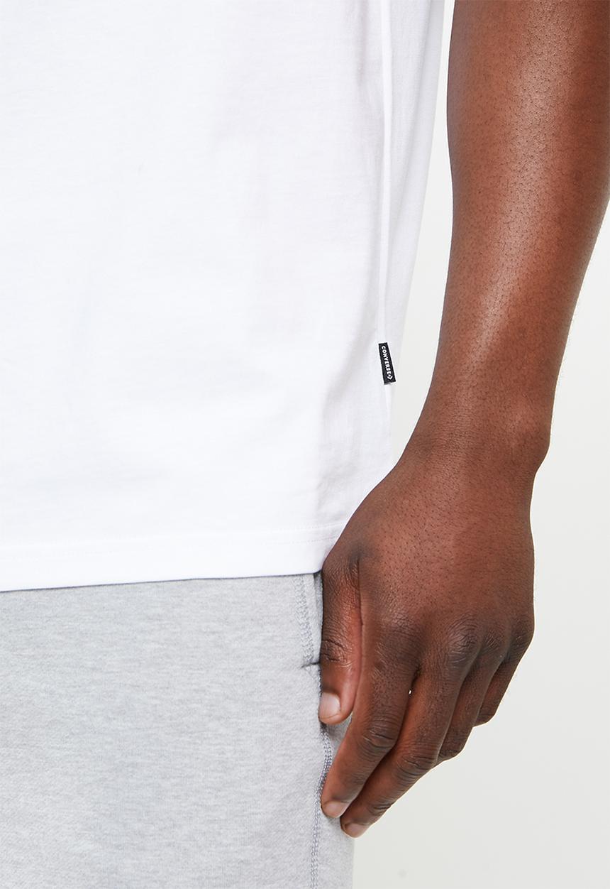 Converse - Icon remix graphic tee - white & black 