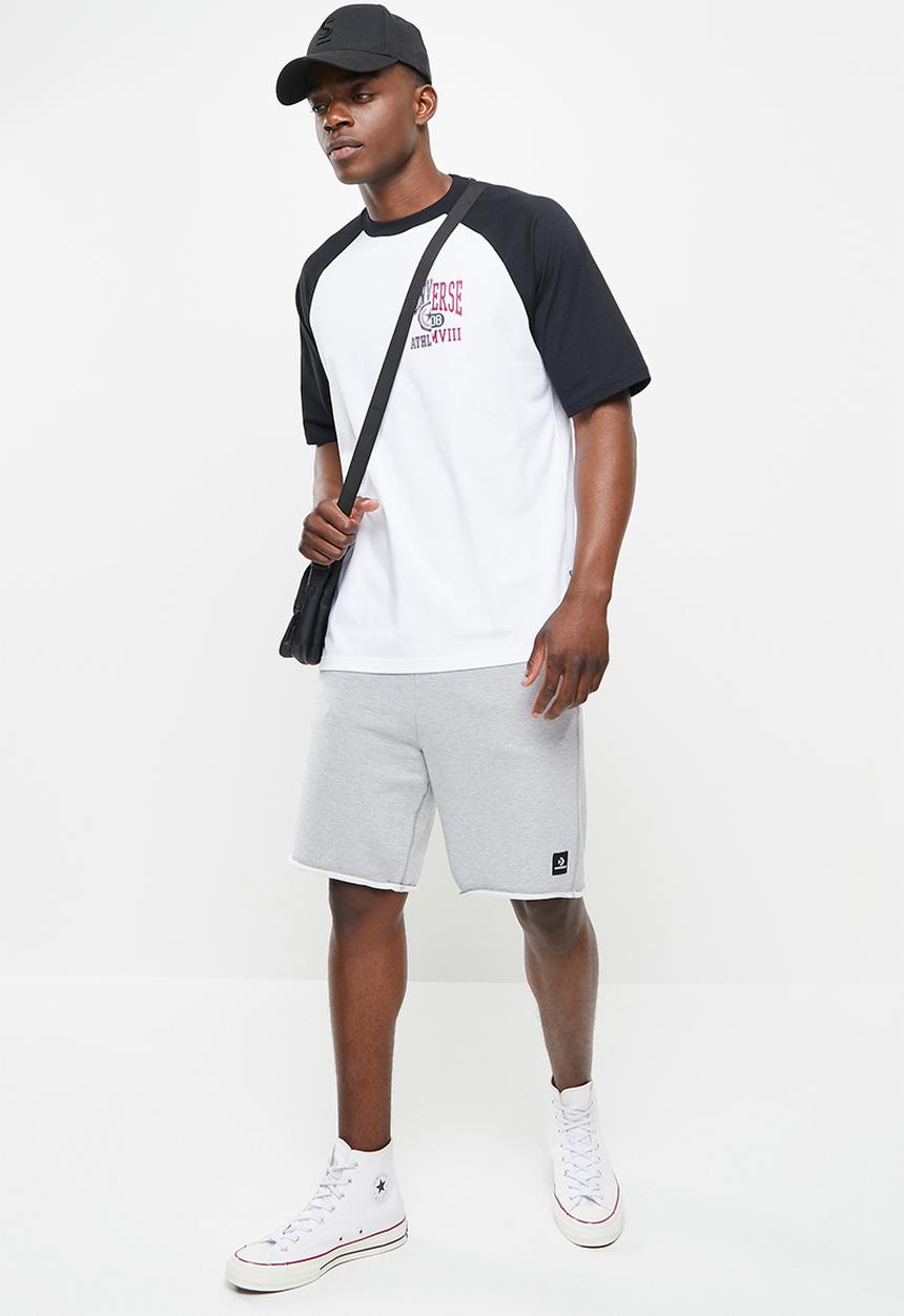 Converse - Icon remix graphic tee - white & black 