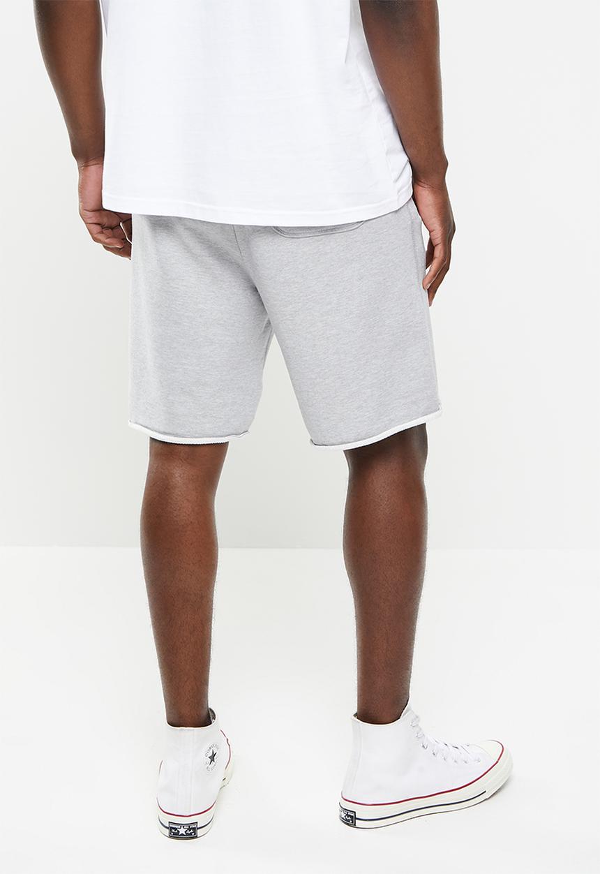 Converse - Essentials cut off shorts - light vintage grey heather
