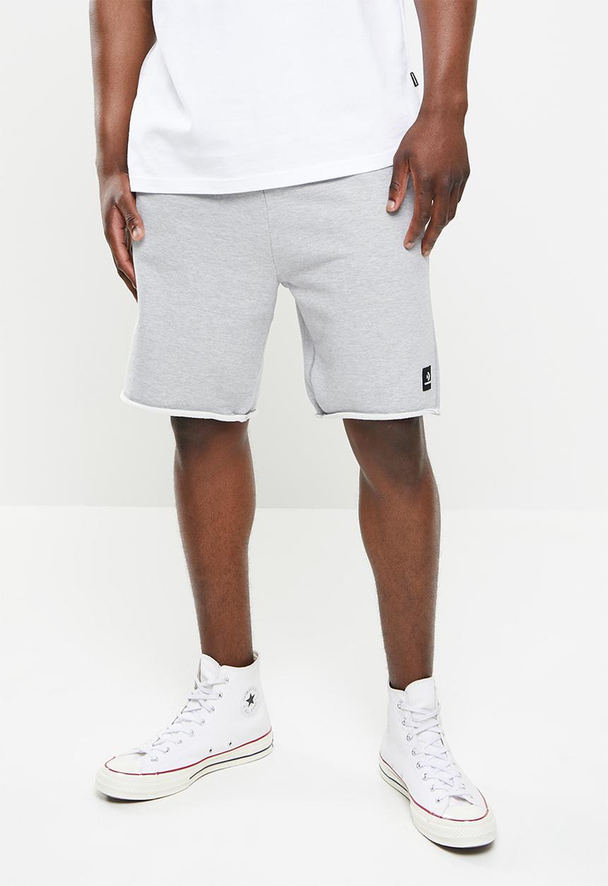 Converse - Essentials cut off shorts - light vintage grey heather