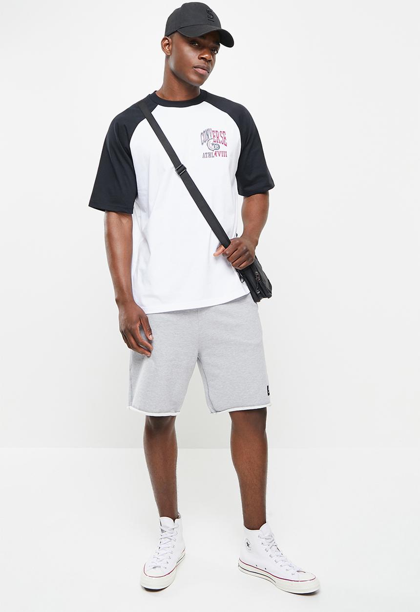 Converse - Essentials cut off shorts - light vintage grey heather