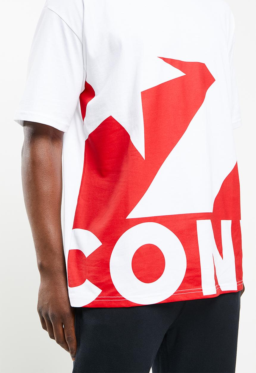 Converse - Icon remix graphic tee - white