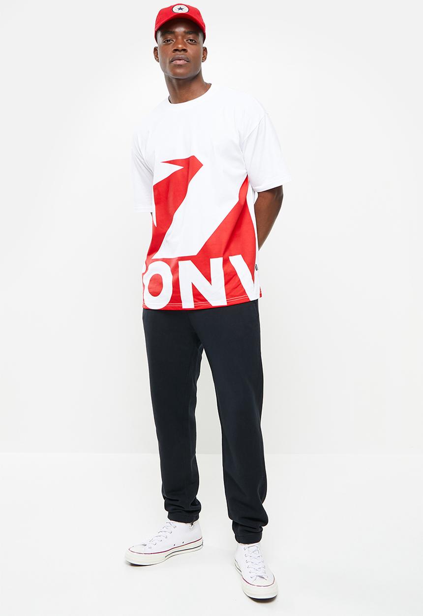 Converse - Icon remix graphic tee - white
