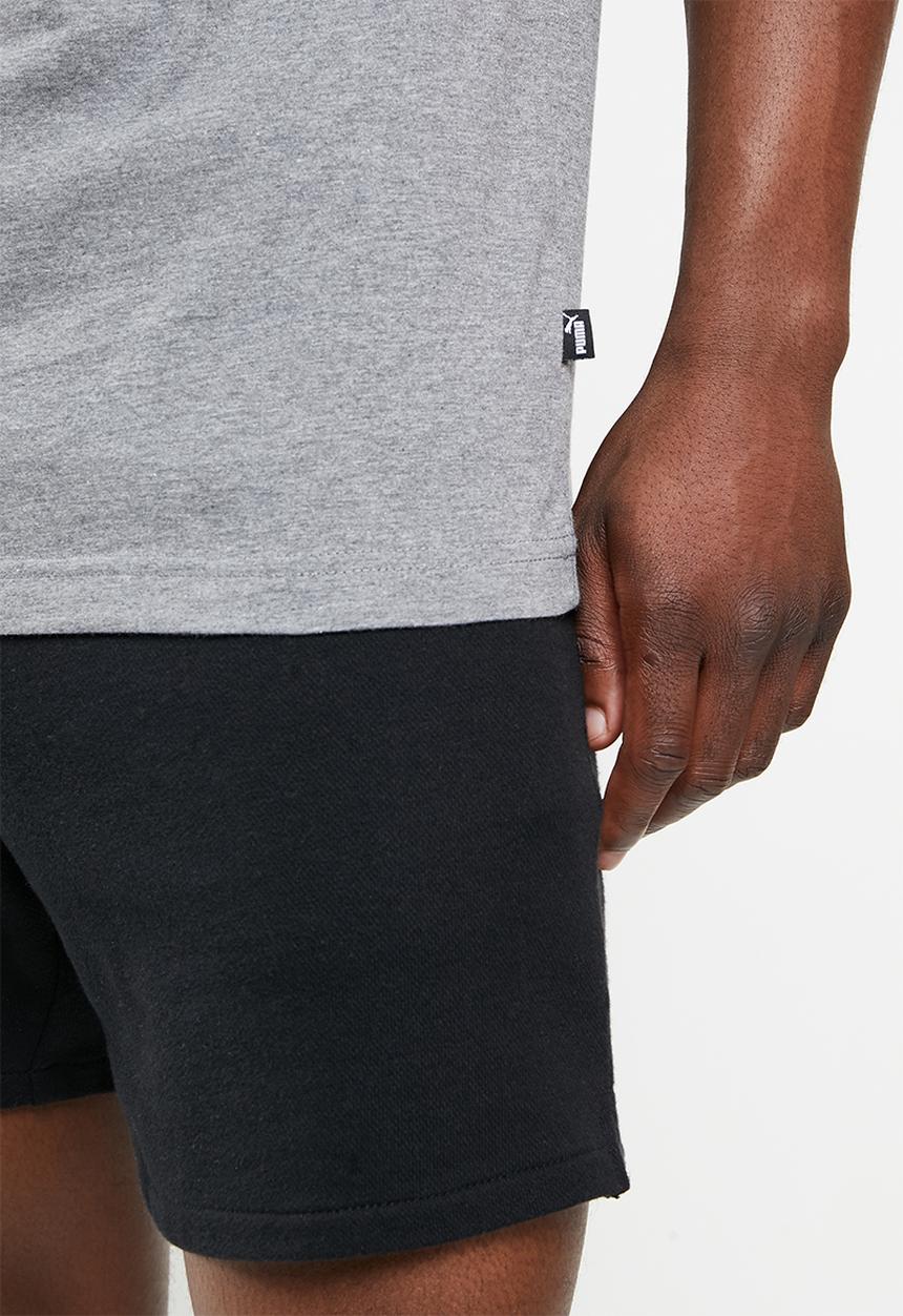 PUMA - Ess small logo tee - medium gray heather