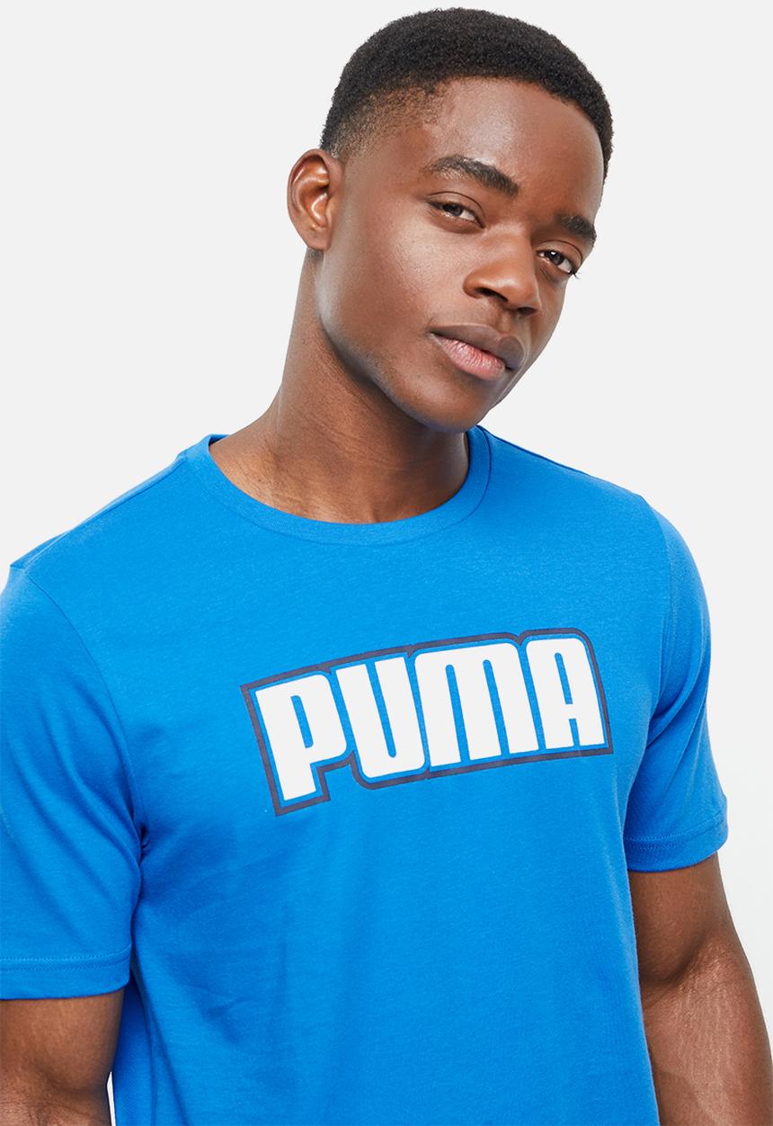 PUMA - Modern sports basic tee - future blue-wording