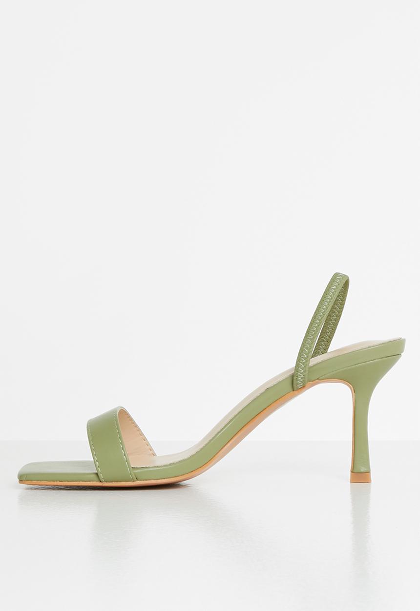 Superbalist - Ali slingback heels - green